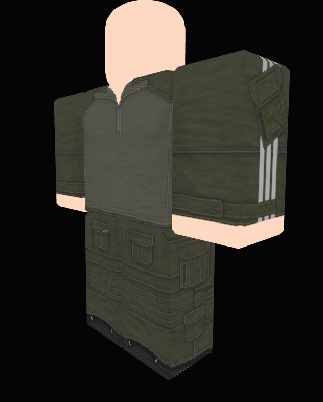 Olive drab NorArm tactical uniform set with cargo pants and striped shoulder patch